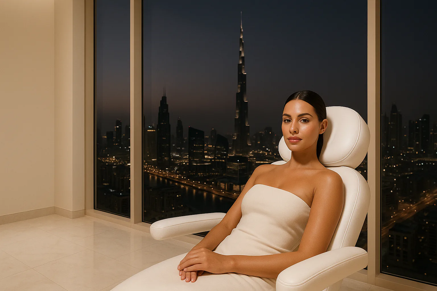 Art of Aesthetic — luxury Dubai skyline illustration